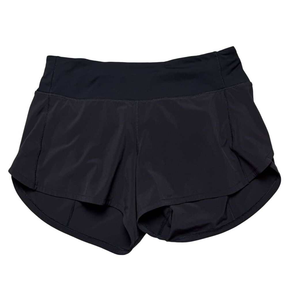 Lululemon Speed Up Mid-Rise Short 4" Black - Picture 2 of 7